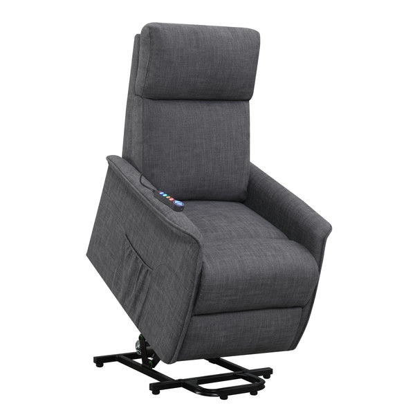 Coaster Furniture Fabric Lift Chair with Heat and Massage 609403P IMAGE 1