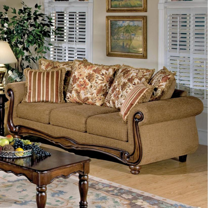 Acme Furniture Olysseus Stationary Fabric Sofa 50310 IMAGE 1
