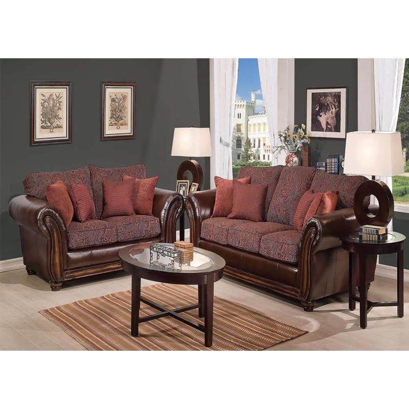 Acme Furniture Beatrix Stationary Bonded Leather Loveseat 50431 IMAGE 2