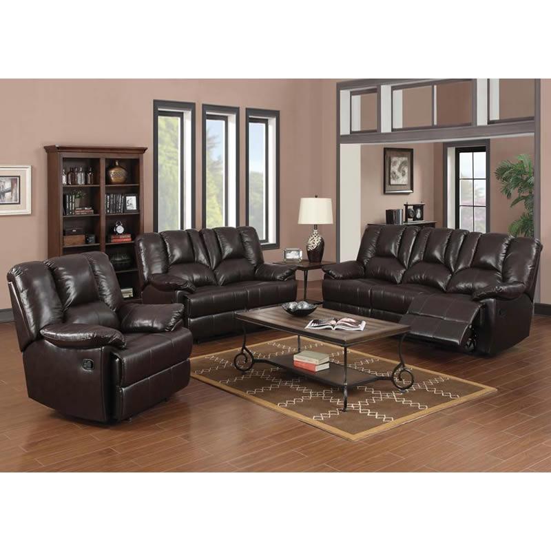 Acme Furniture Obert Reclining Leather Sofa 51280 IMAGE 2