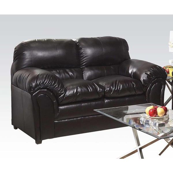 Acme Furniture Xandra Stationary Bonded Leather Loveseat 50421 IMAGE 1