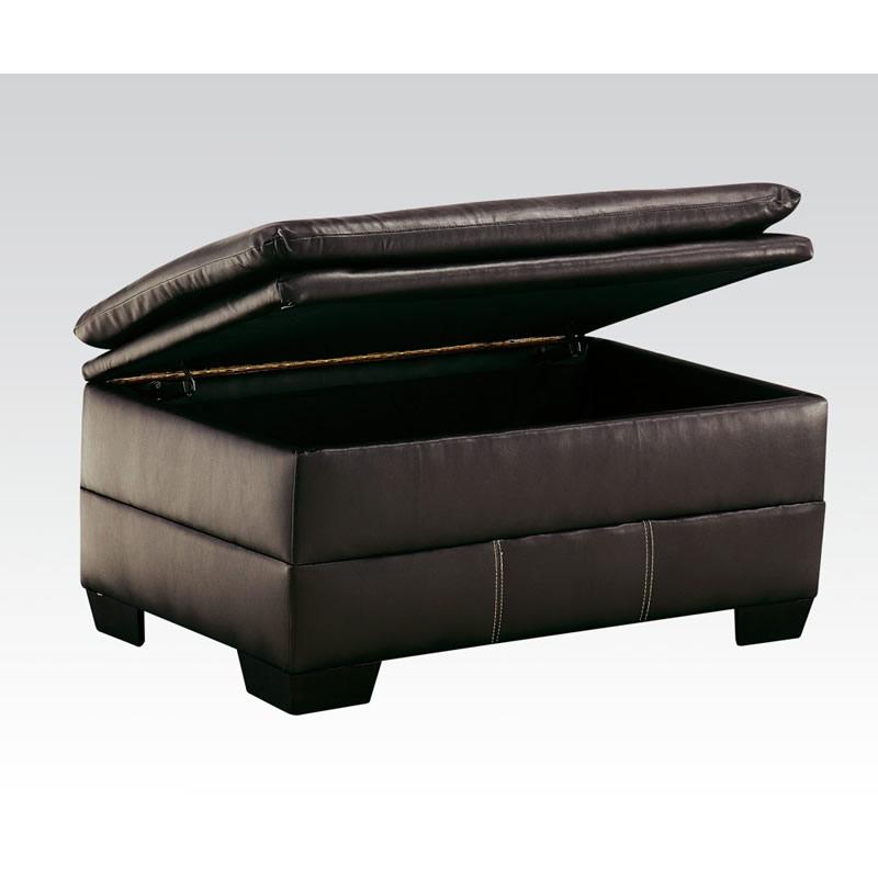 Acme Furniture Hayley Storage Ottoman 50358 IMAGE 1