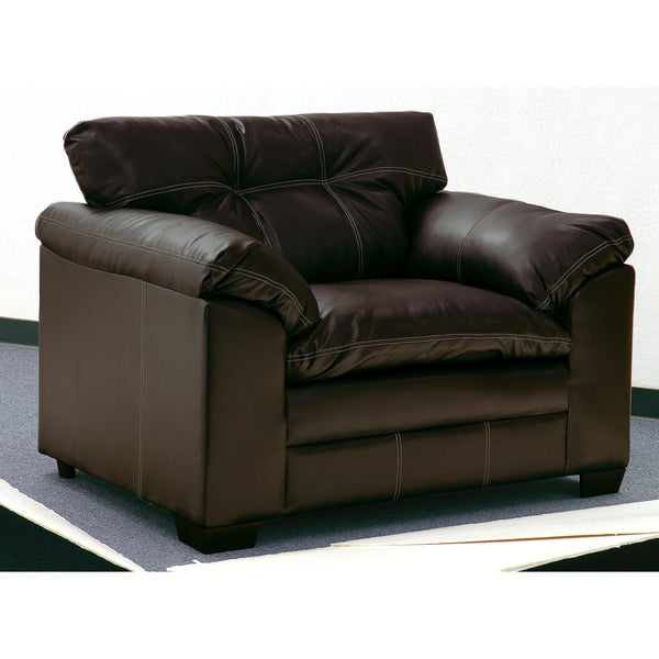 Acme Furniture Hayley Stationary Bonded Leather Chair 50352 IMAGE 1