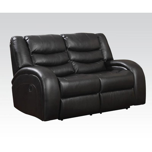 Acme Furniture Dacey Manual Reclining Bonded Leather Loveseat 50741 IMAGE 1