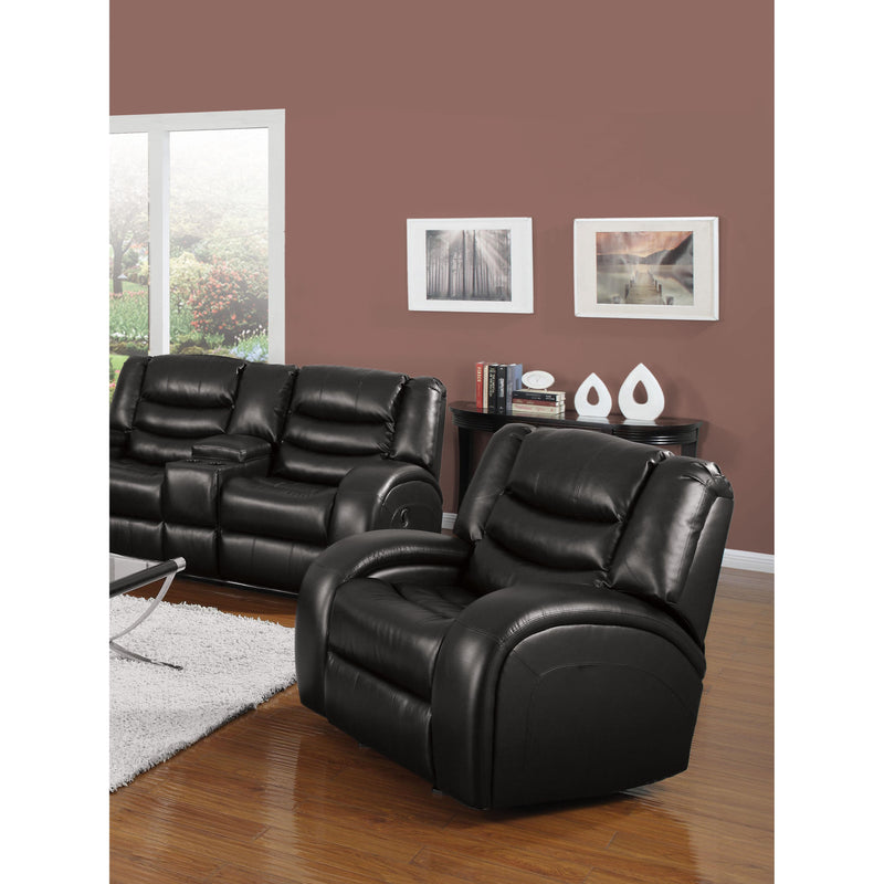 Acme Furniture Dacey Glider Bonded Leather Match Recliner 50742 IMAGE 3