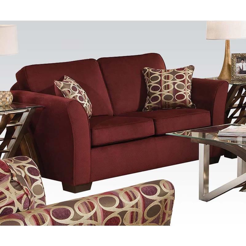 Acme Furniture Jayda Stationary Fabric Loveseat 50581 IMAGE 1