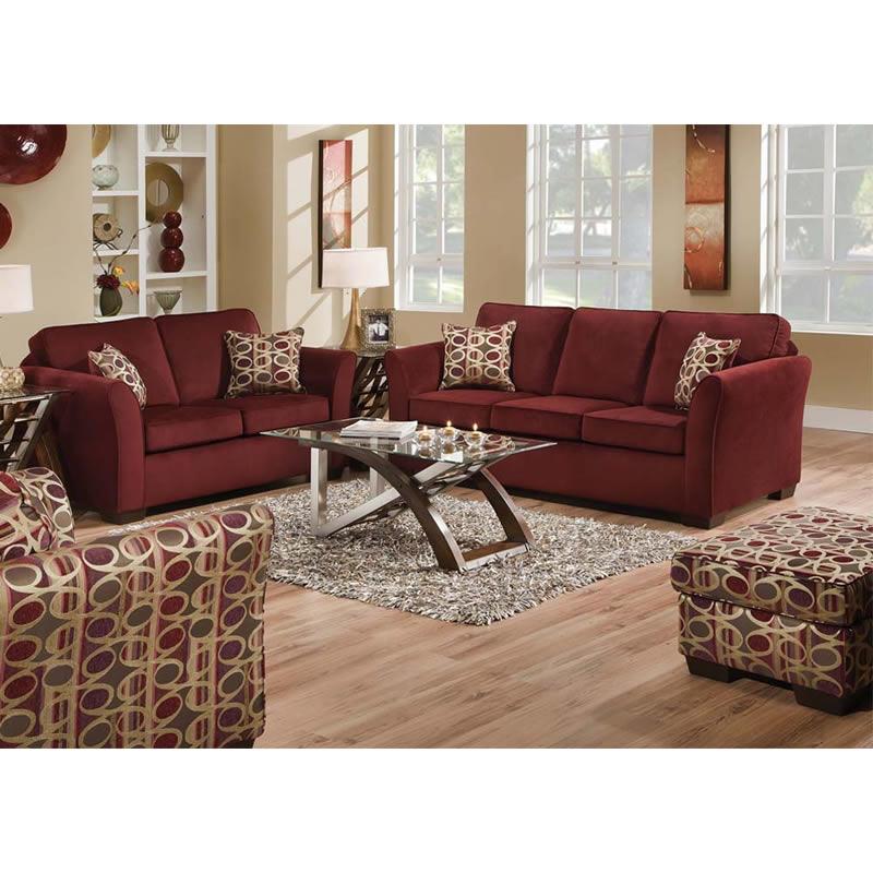 Acme Furniture Jayda Stationary Fabric Loveseat 50581 IMAGE 2
