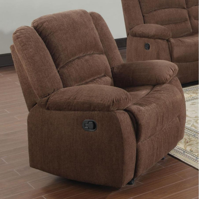 Acme Furniture Bailey Rocker Fabric Recliner 51027 IMAGE 2