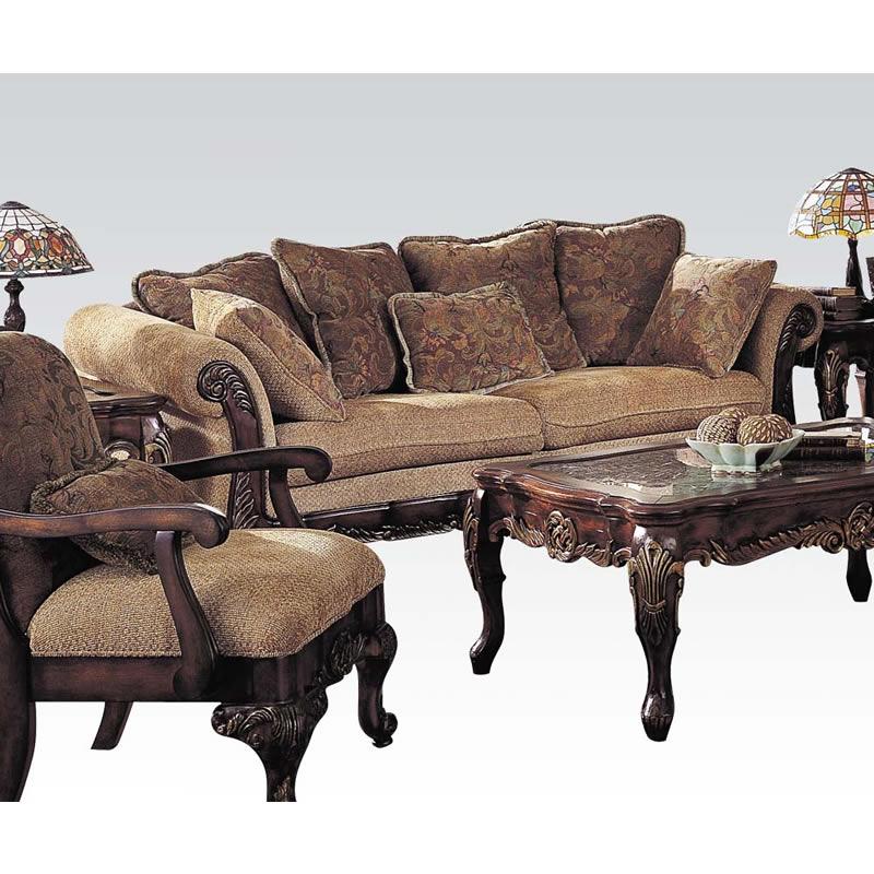 Acme Furniture Bordeaux Stationary Fabric Sofa 05600 IMAGE 1