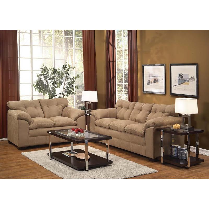 Acme Furniture Lucille Stationary Fabric Sofa 50360 IMAGE 2