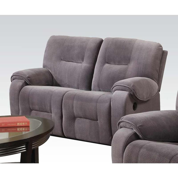 Acme Furniture Villa Manual Reclining Fabric Loveseat 50801 IMAGE 1