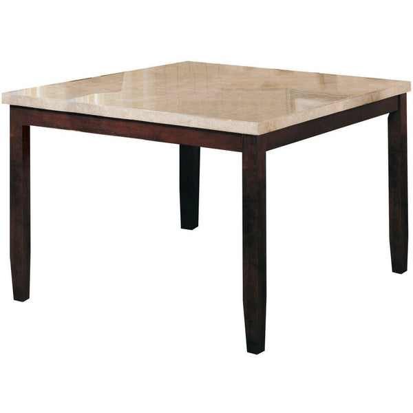 Acme Furniture Square Britney Counter Height Dining Table with Marble Top 17059 IMAGE 1