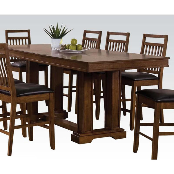 Acme Furniture Hadwin Counter Height Dining Table with Trestle Base 60115 IMAGE 1