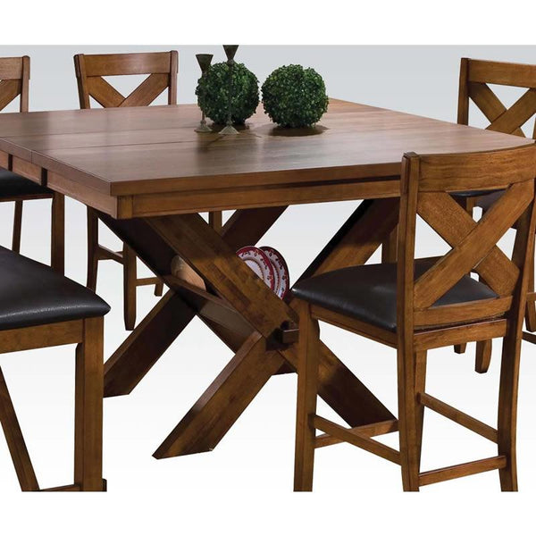 Acme Furniture Apollo Counter Height Dining Table with Trestle Base 70005 IMAGE 1