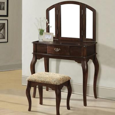 Acme Furniture 1-Drawer Vanity Set 90091 IMAGE 2