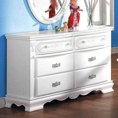 Acme Furniture Flora 6-Drawer Kids Dresser 01685 IMAGE 2