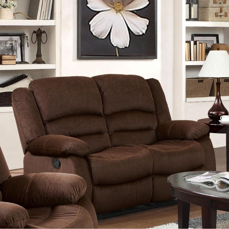 Acme Furniture Bailey Reclining Fabric Loveseat 51031 IMAGE 1