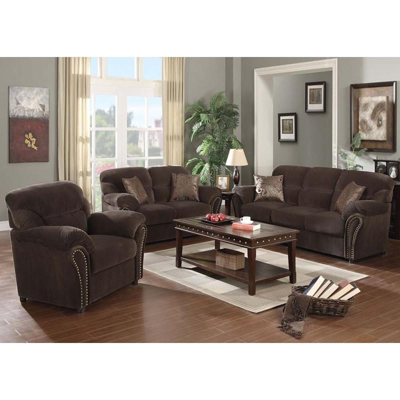 Acme Furniture Patricia Stationary Fabric Sofa 50950 IMAGE 2