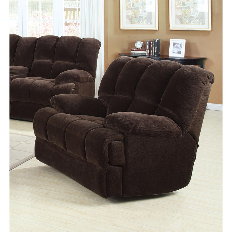 Acme Furniture Ahearn Rocker Fabric Recliner 50477 IMAGE 2