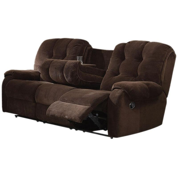 Acme Furniture Nailah Reclining Fabric Sofa 51145 IMAGE 1