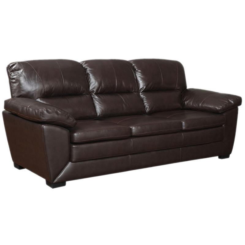 Acme Furniture Wayman Stationary Leather Match Sofa 51220 IMAGE 1