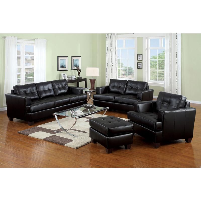 Acme Furniture Platinum Brown Stationary Sofa 15070B IMAGE 2