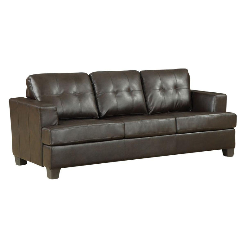 Acme Furniture Platinum Bonded Leather Queen Sleeper 15060 IMAGE 3