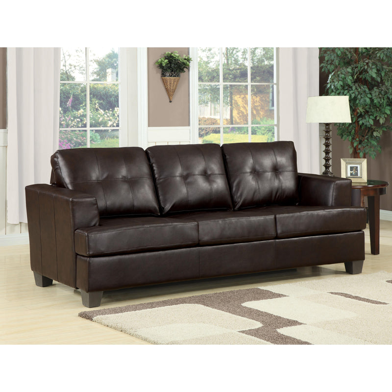 Acme Furniture Platinum Bonded Leather Queen Sleeper 15060 IMAGE 4