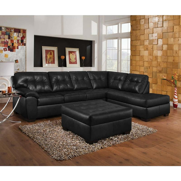 Acme Furniture Shi Bonded Leather 2 pc Sectional 50615 KIT IMAGE 1