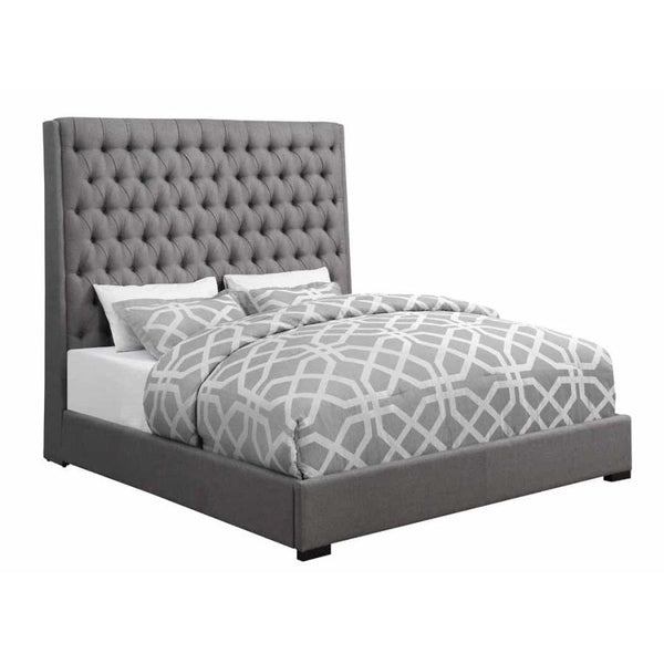 Coaster Furniture Camille California King Upholstered Platform Bed 300621KW IMAGE 1