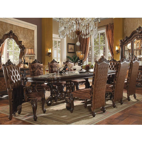 Acme Furniture Versailles Dining Table with Trestle Base 61100 IMAGE 1