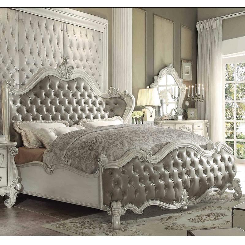 Acme Furniture Versailles Queen Upholstered Bed 21150Q IMAGE 2