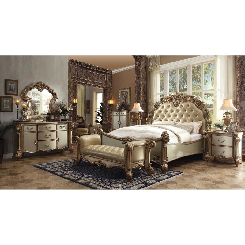 Acme Furniture Vendome Queen Upholstered Panel Bed 23000Q IMAGE 3