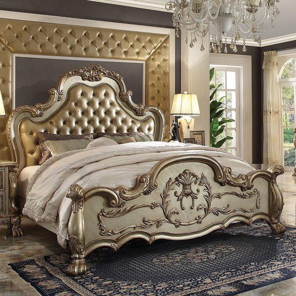 Acme Furniture Dresden California King Upholstered Panel Bed 23154CK IMAGE 1