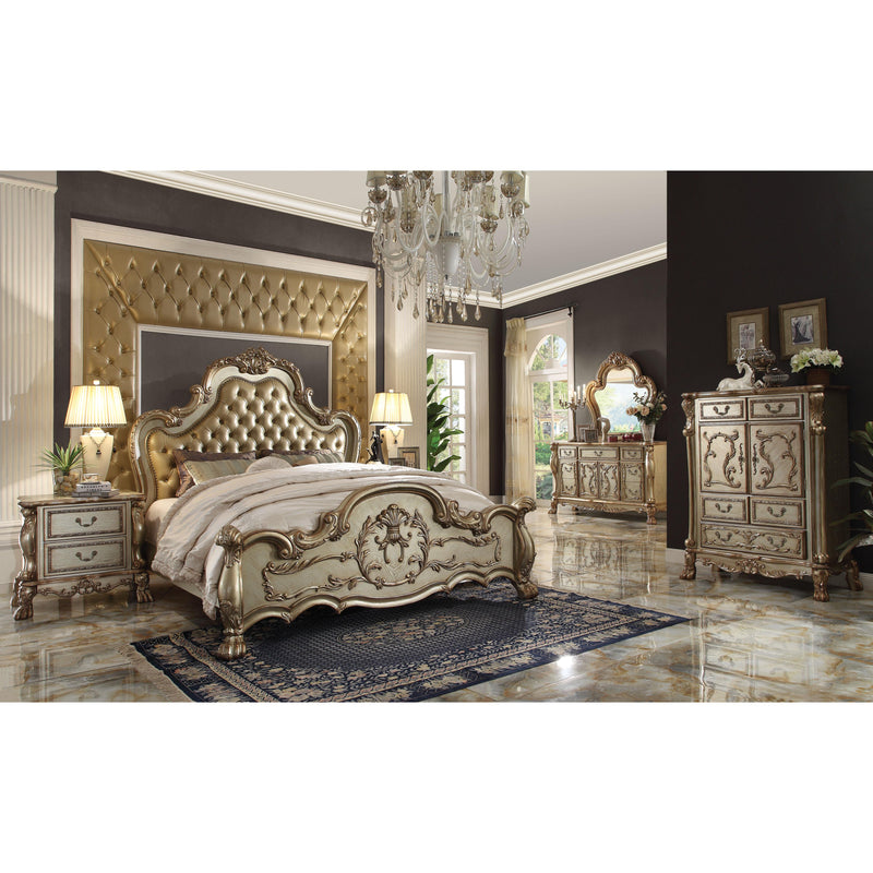 Acme Furniture Dresden California King Upholstered Panel Bed 23154CK IMAGE 2
