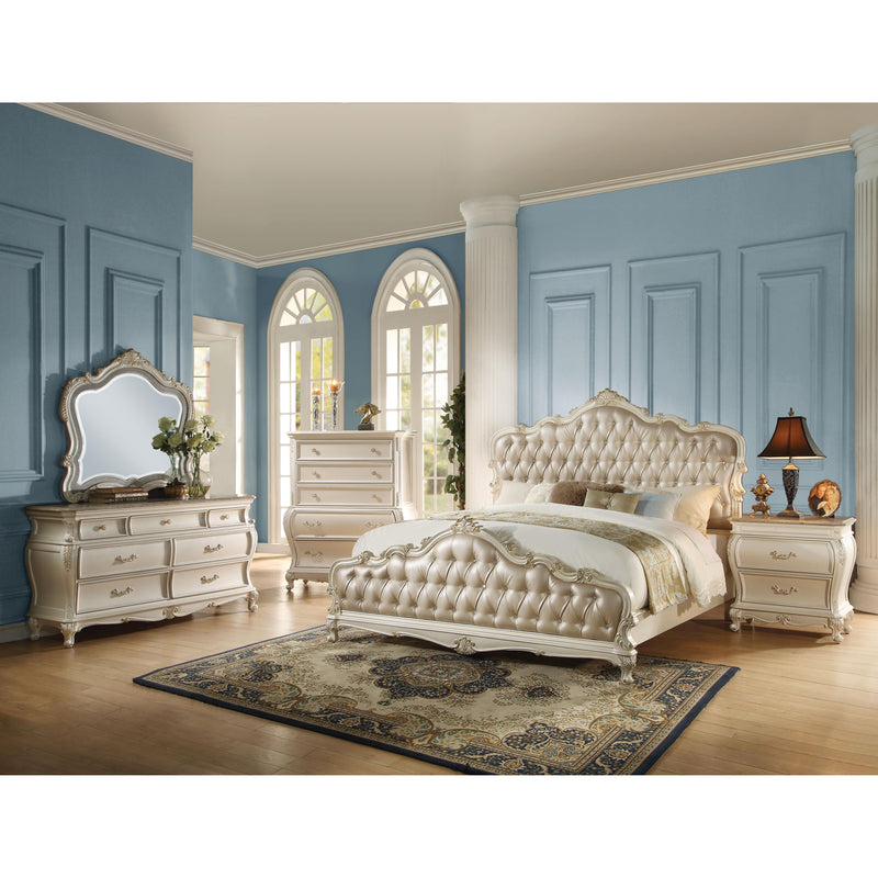 Acme Furniture Chantelle California King Upholstered Panel Bed 23534CK IMAGE 3
