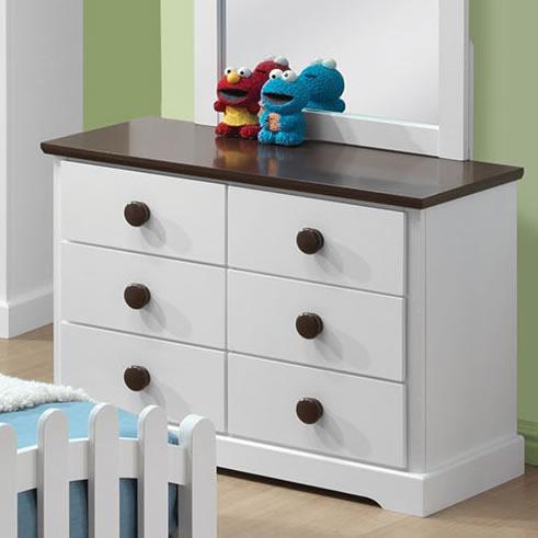 Acme Furniture Docila 6-Drawer Kids Dresser 30226 IMAGE 1