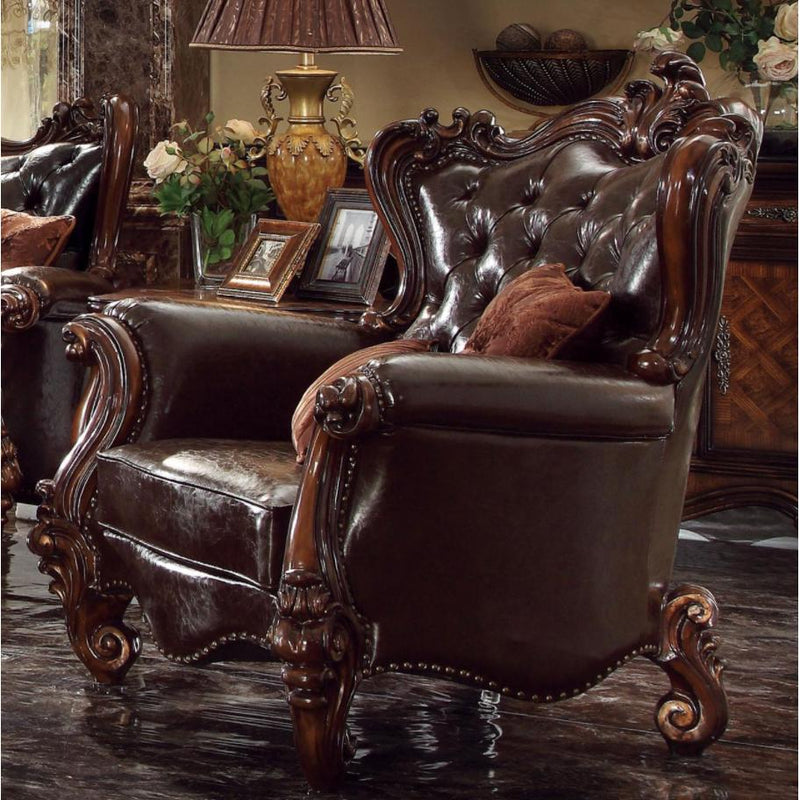 Acme Furniture Versailles Stationary Polyurethane Chair 52122A IMAGE 1