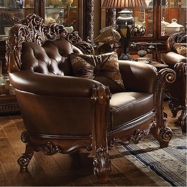 Acme Furniture Vendome Stationary Polyurethane Chair 52003 IMAGE 1