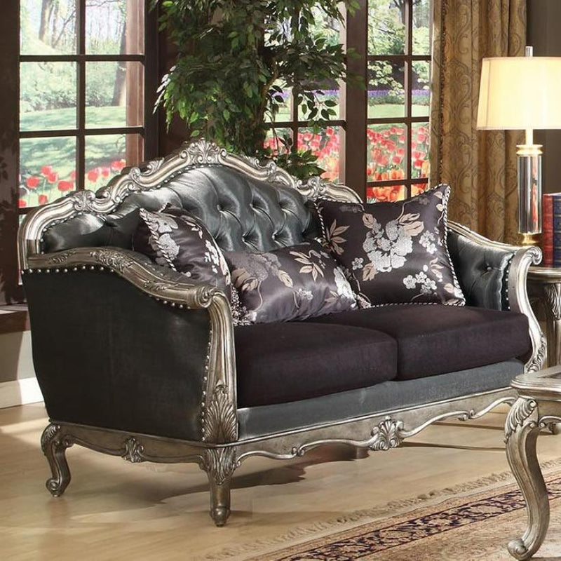 Acme Furniture Chantelle Stationary Fabric Loveseat 51541 IMAGE 1