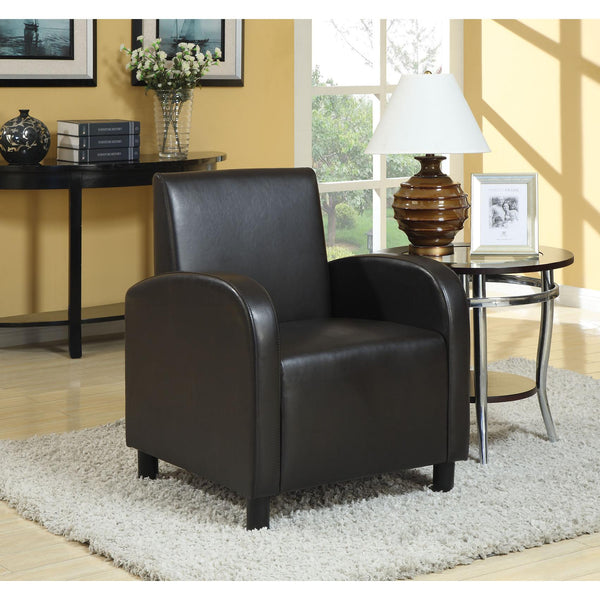 Acme Furniture Maxie Stationary Polyurethane Accent Chair 59052 IMAGE 1