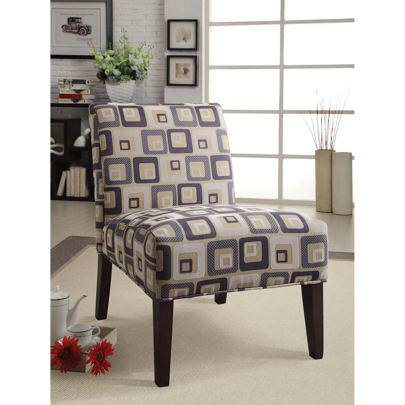 Acme Furniture Aberly Stationary Fabric Accent Chair 59153 IMAGE 1