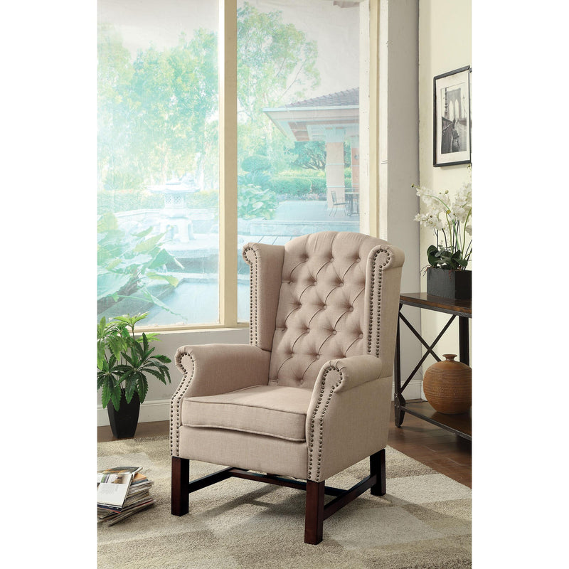 Acme Furniture Manly Stationary Fabric Accent Chair 59310 IMAGE 1