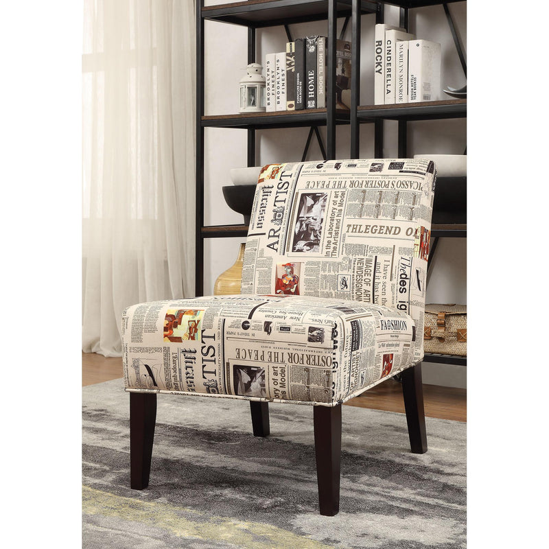 Acme Furniture Aberly Stationary Fabric Accent Chair 59397 IMAGE 1