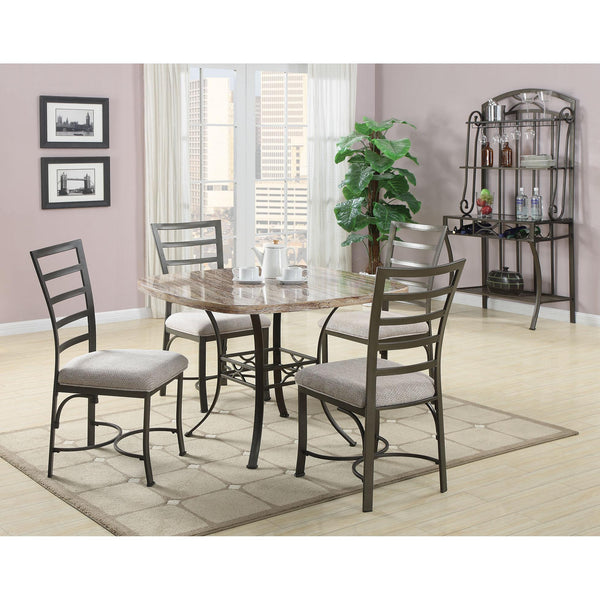 Acme Furniture Val 5 pc Dinette 70057SQWH IMAGE 1