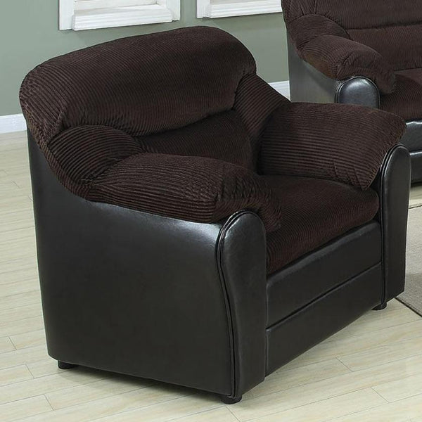 Acme Furniture Connell Stationary Fabric Chair 15977 IMAGE 1