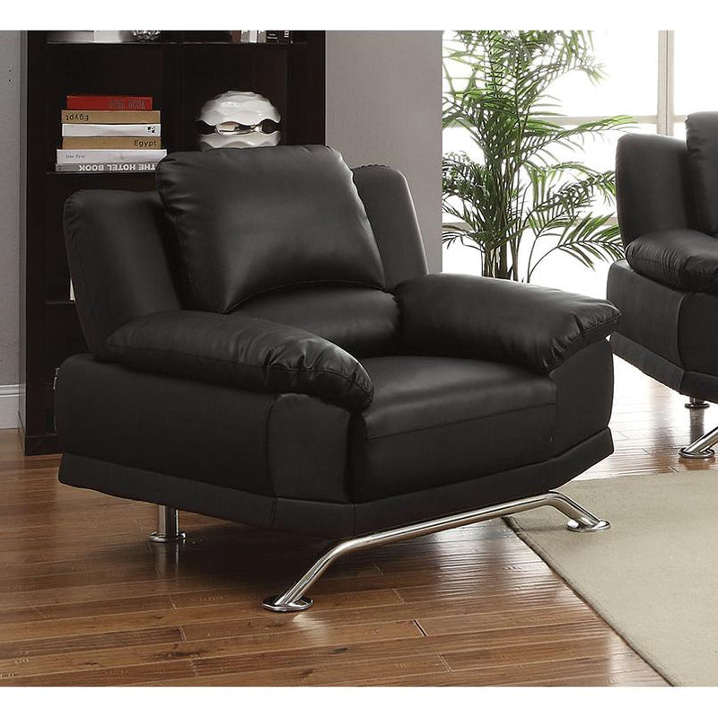 Acme Furniture Maigan Stationary Bonded Leather Chair 51207 IMAGE 1