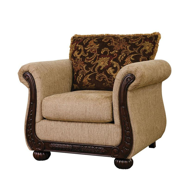 Acme Furniture Rachell Stationary Fabric Chair 52362 IMAGE 1
