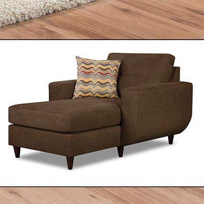 Acme Furniture Eusebia Fabric Chaise 52334 IMAGE 1