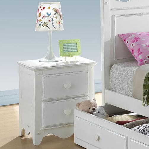 Acme Furniture Sweetheart 2-Drawer Kids Nightstand 30175 IMAGE 1